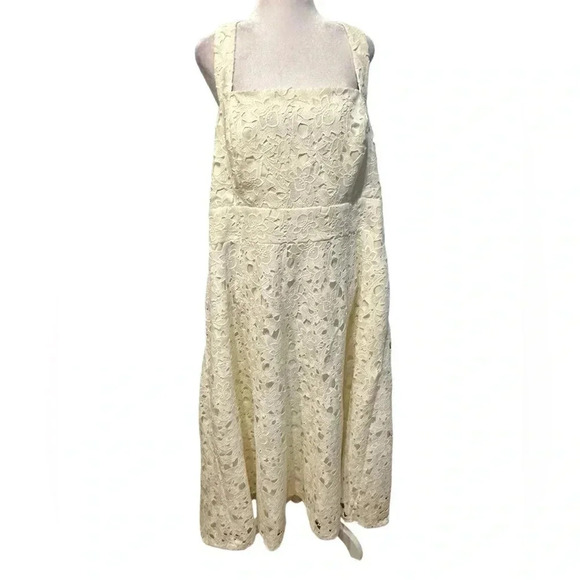 Prabal Gurung halter off white dress size 22W - Picture 3 of 12